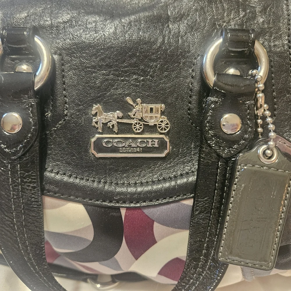 Coach Madison Audrey Op Art Bag